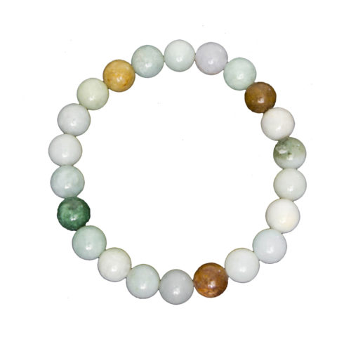 pulsera jade verde piedras bolas 8mm