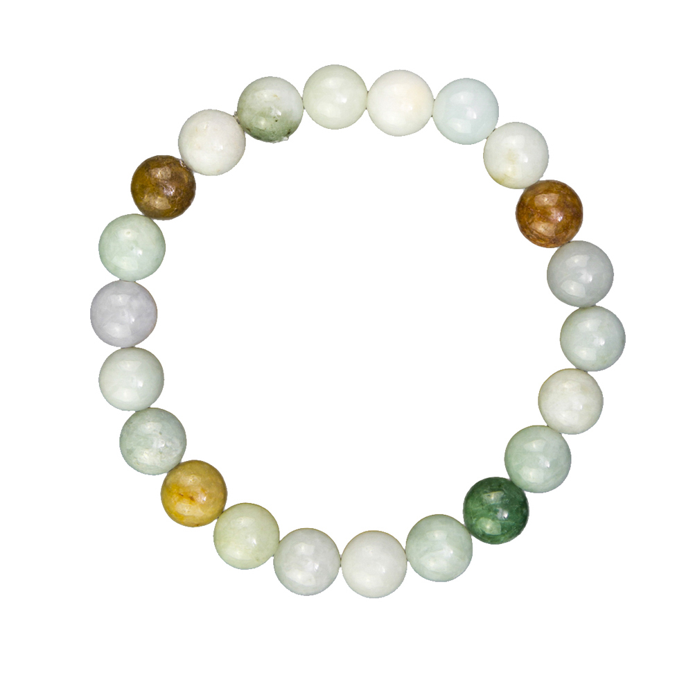 pulsera jade verde piedras bolas 8mm