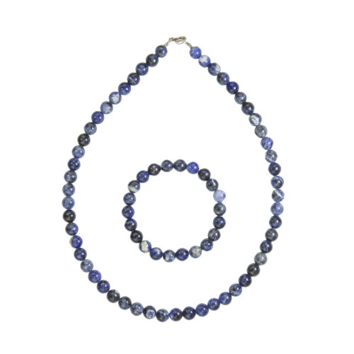 coffret sodalite pierres boules 8mm