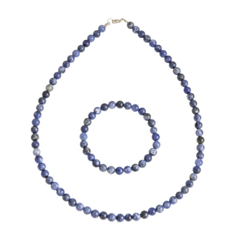 coffret sodalite pierres boules 6mm