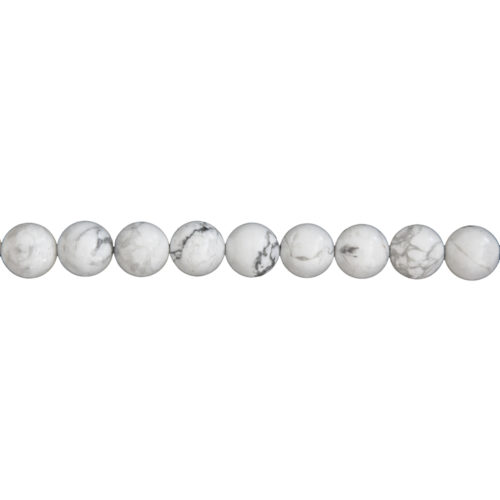 fil howlite pierres boules 10mm