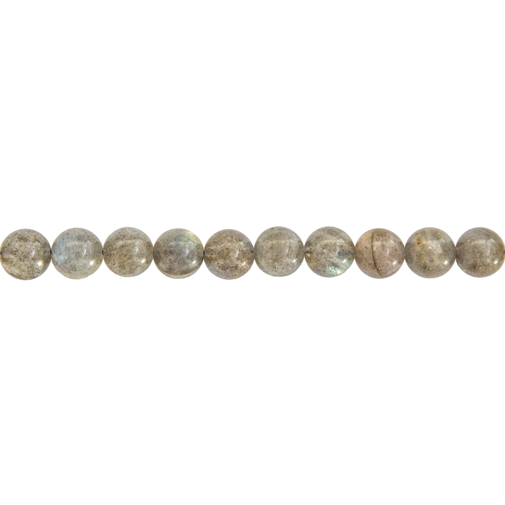 fil labradorite pierres boules 8mm