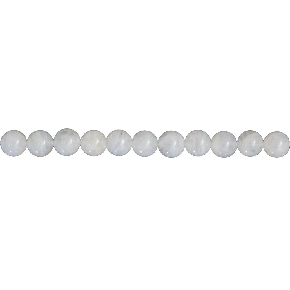 fil pierre de lune pierres boules 6mm