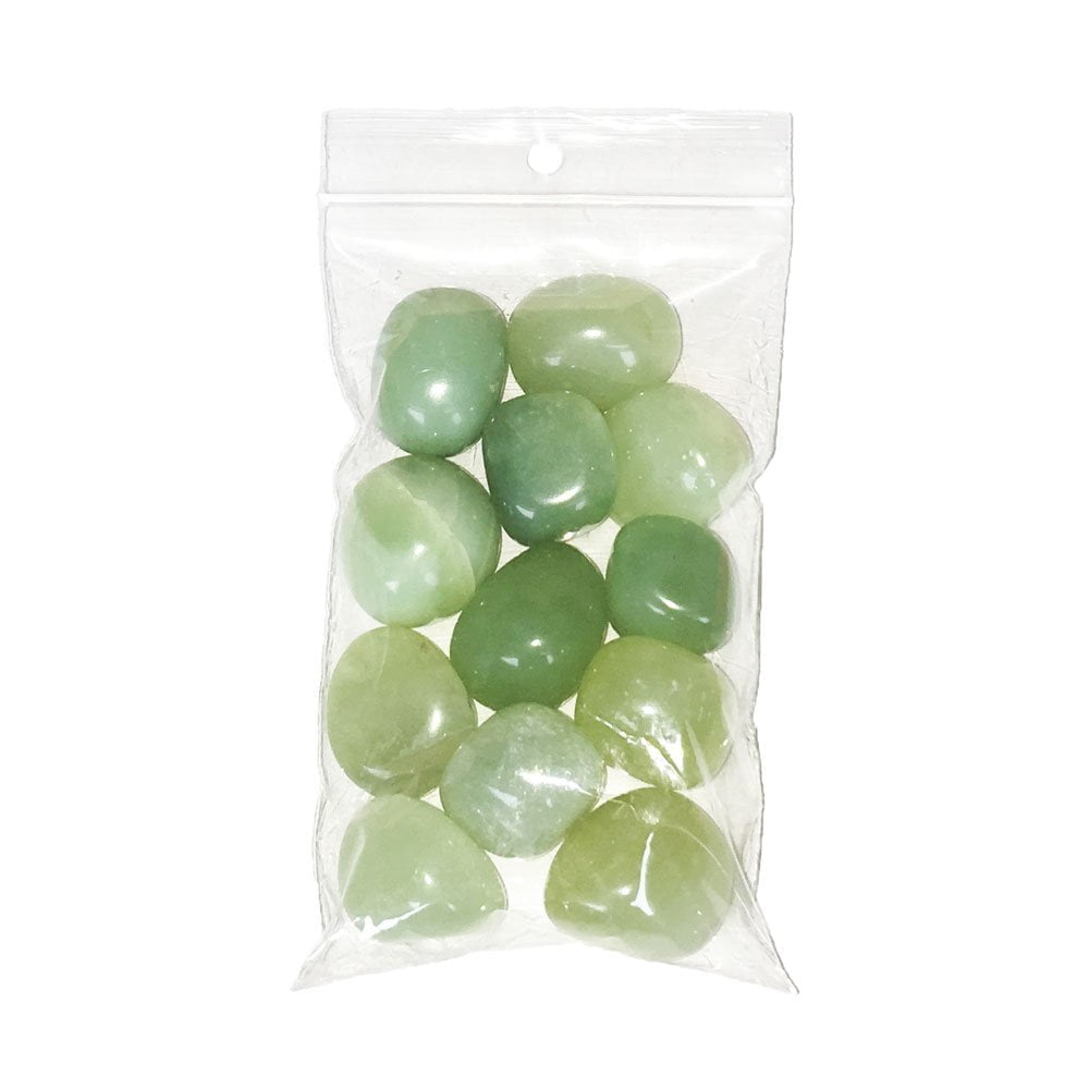 sachet pierres roulées jade vert 250grs