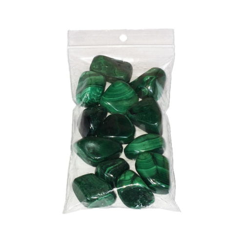 sachet pierres roulées malachite 250grs