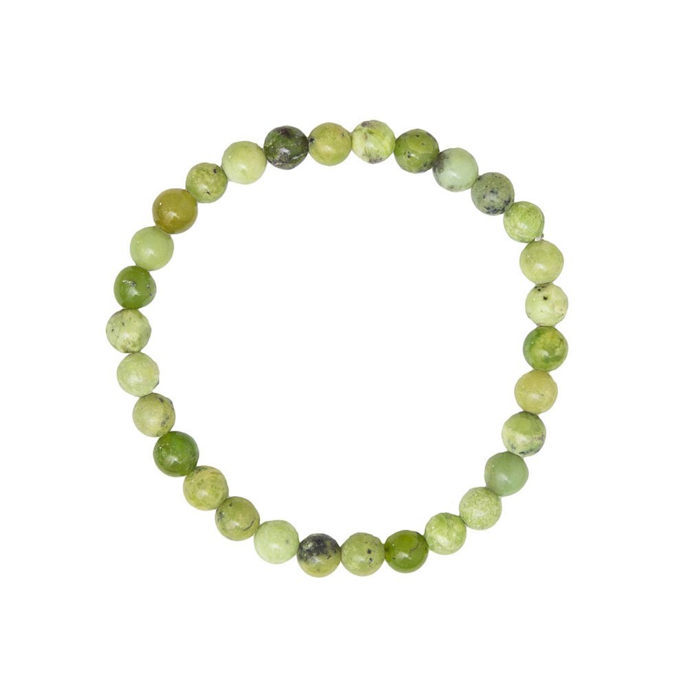 pulsera crisoprasa limón piedras bolas 6mm