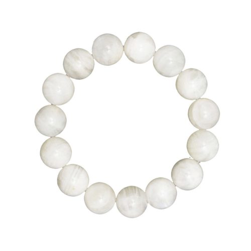 pulsera piedra de luna piedras bolas 12mm