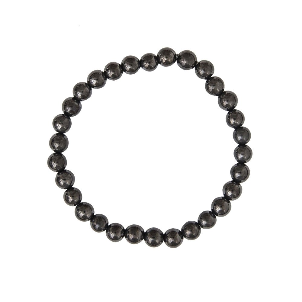 pulsera shungita piedras bolas 6mm
