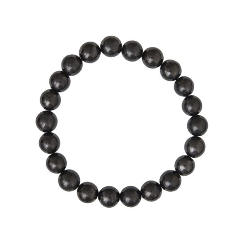 pulsera shungita piedras bolas 8mm