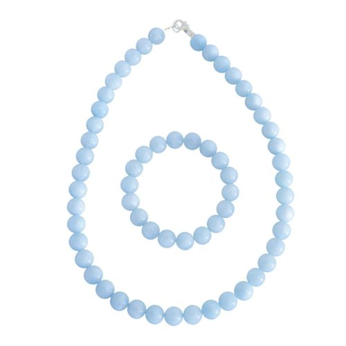 coffret aigue marine pierres boules 10mm