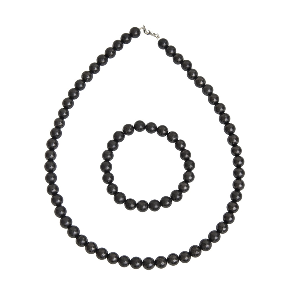 coffret shungite pierres boules 8mm