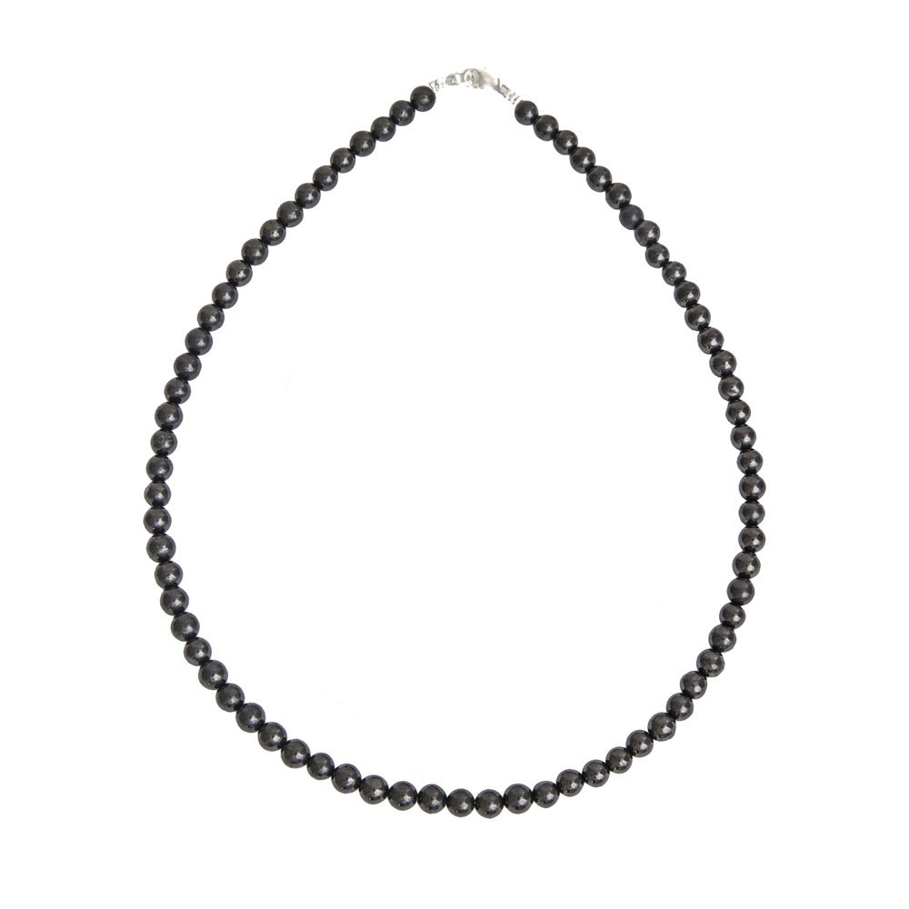 collier shungite pierres boules 6mm