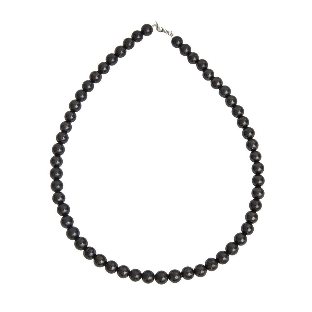 collier shungite pierres boules 8mm