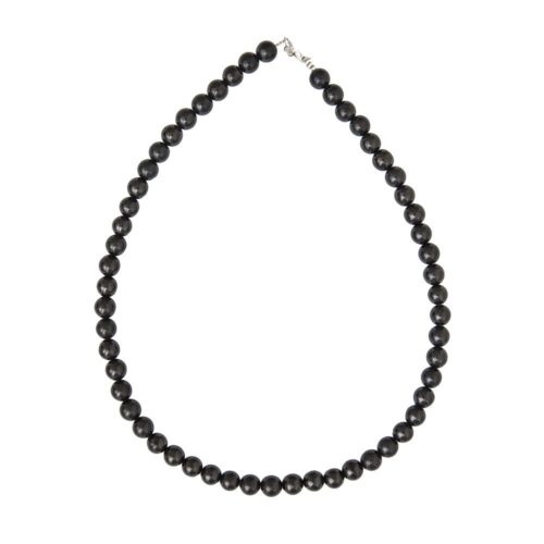 collier shungite pierres boules 8mm