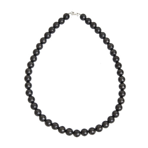 collier shungite pierres boules 10mm