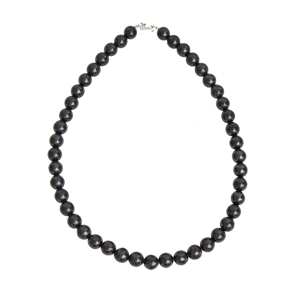 collier shungite pierres boules 10mm