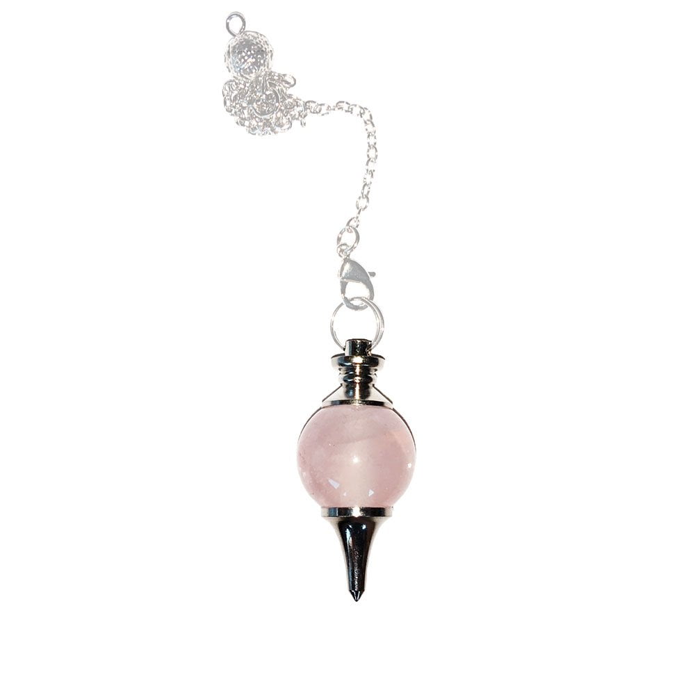 pendule quartz rose boule