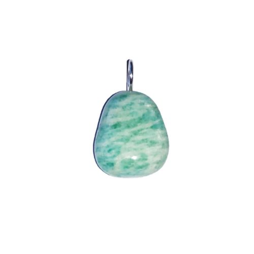 pendentif amazonite pierre roulée