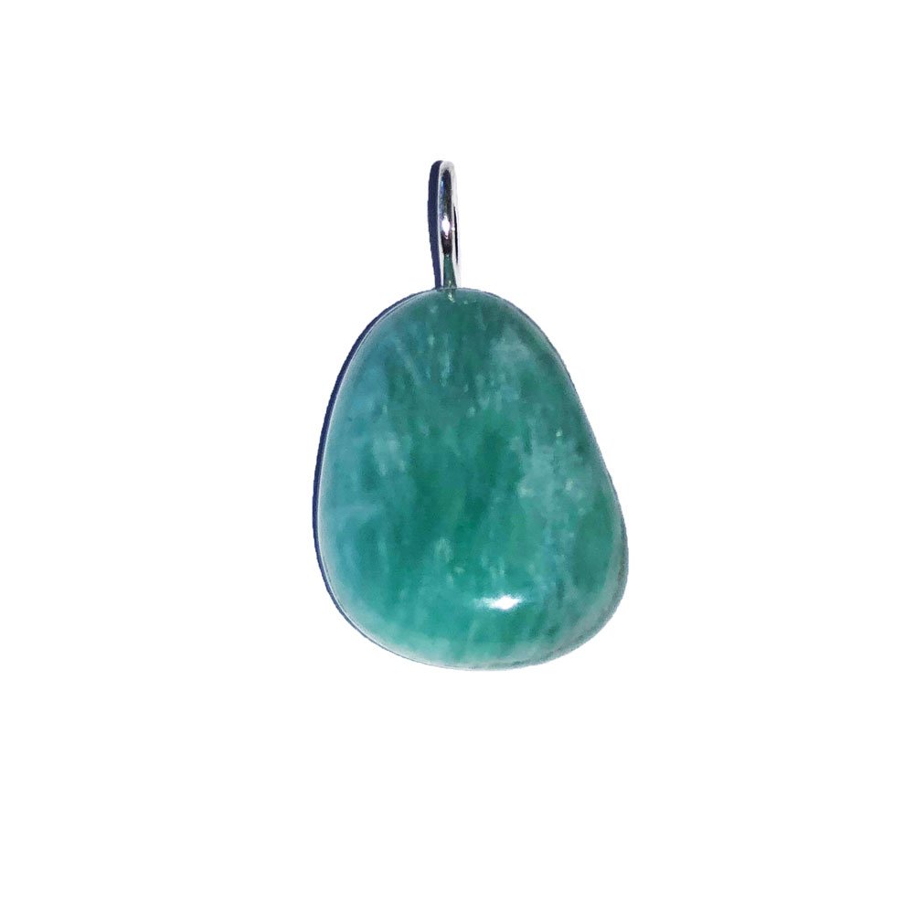 pendentif amazonite pierre roulée
