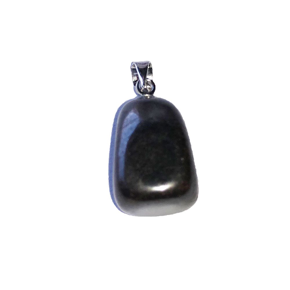 pendentif hématite pierre roulée