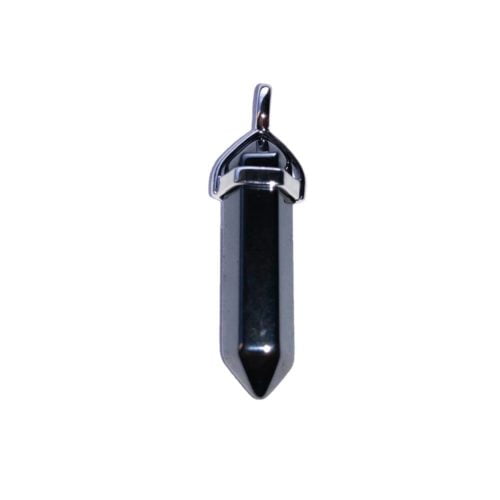 pendentif hématite pointe