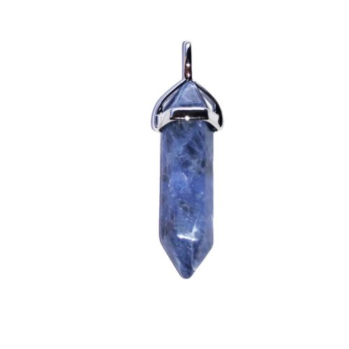 pendentif sodalite pointe