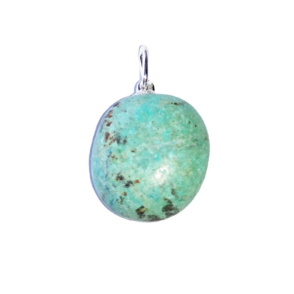 pendentif turquoise d'afrique pierre roulée