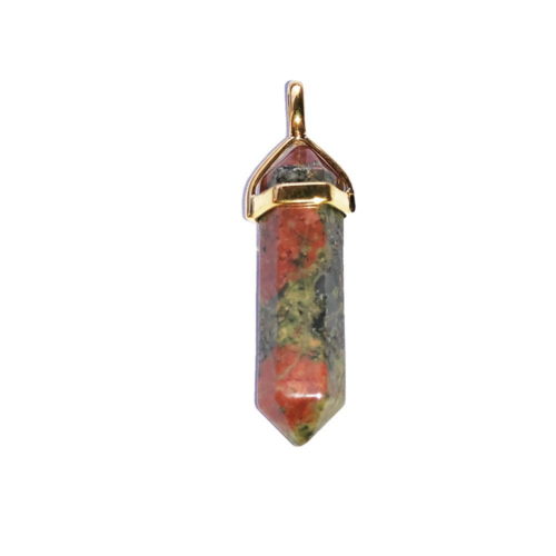 pendentif unakite pointe