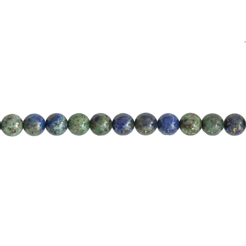 fil chrysocolle pierres boules 6mm