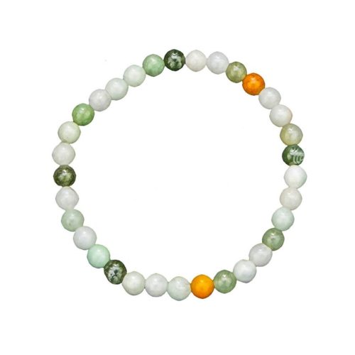 pulsera jade verde piedras bolas 6mm