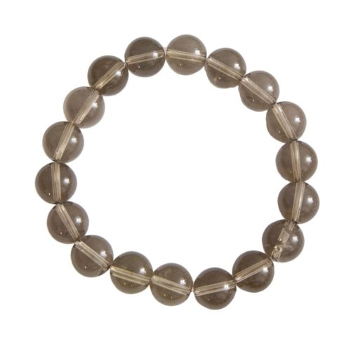 bracelet-quartz-fume-pierres-boules-10mm
