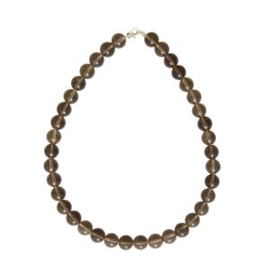 collier-quartz-fume-pierres-boules-12mm