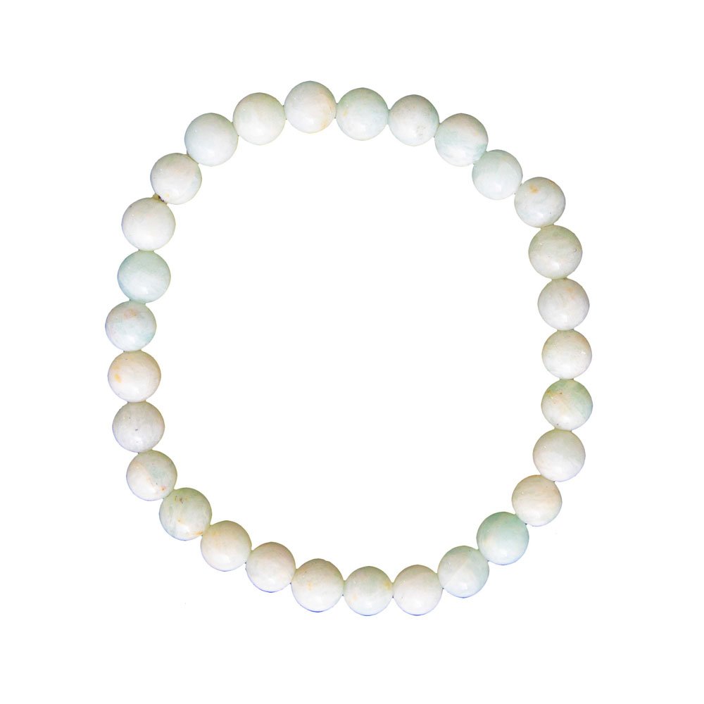 pulsera amazonita piedras bolas 6mm