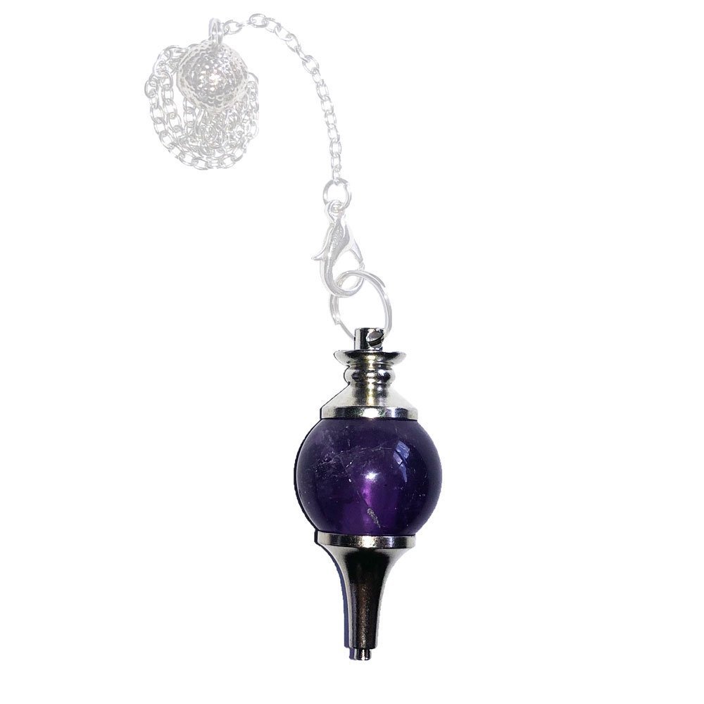 pendule améthyste boule