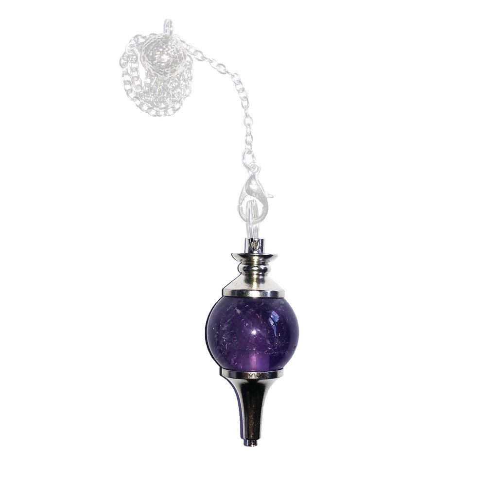 pendule améthyste boule