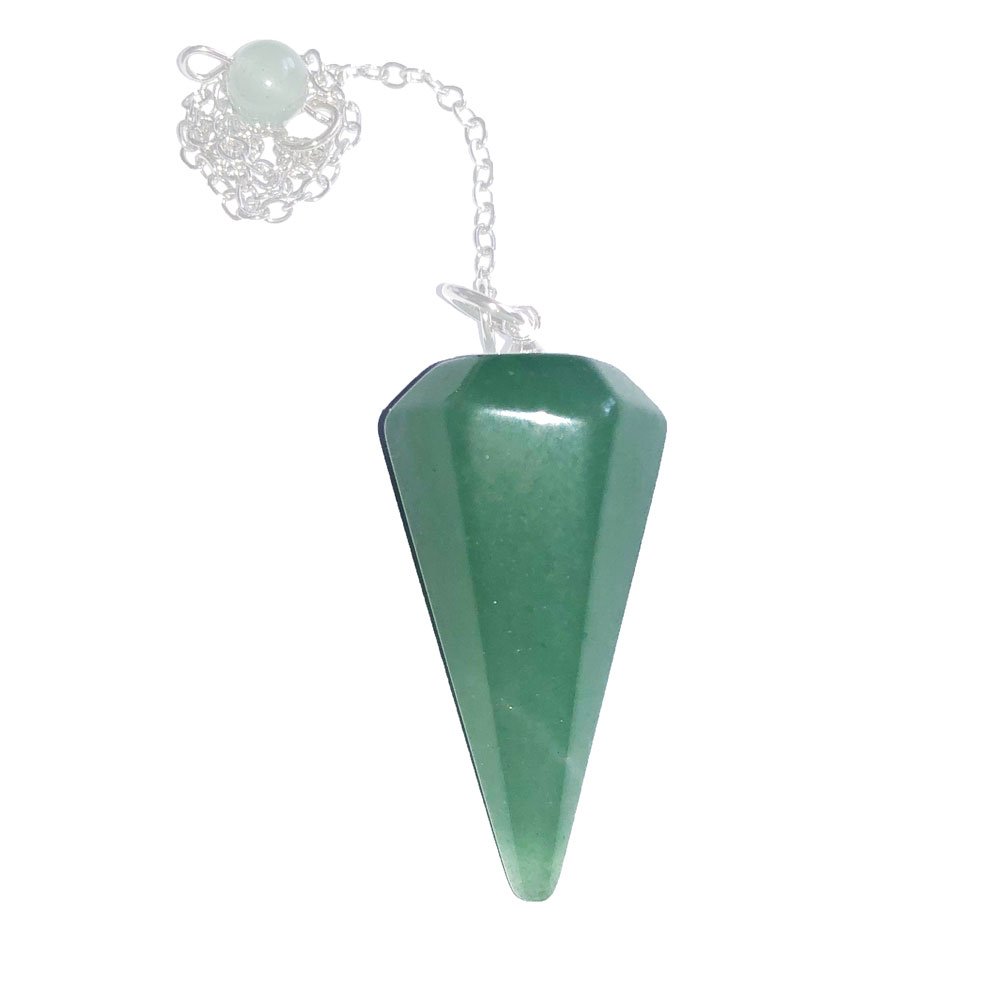 pendule aventurine hexagonal