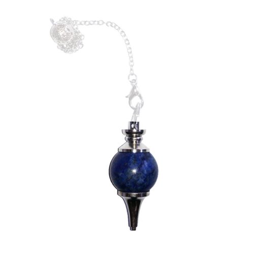 pendule lapis-lazuli boule
