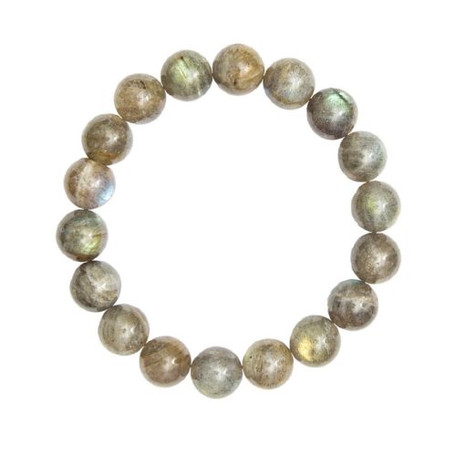 pulsera labradorita piedras bolas 10mm