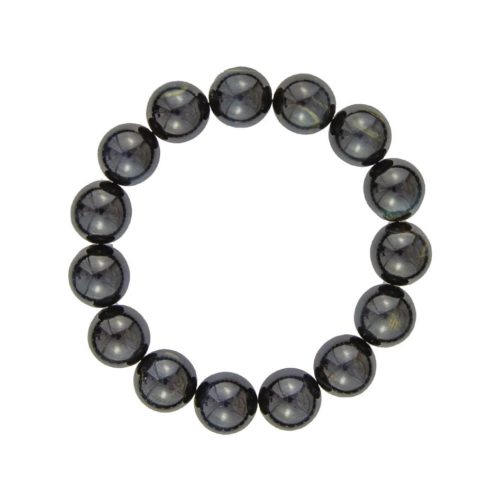 pulsera ojo de halcón piedras bolas 12mm