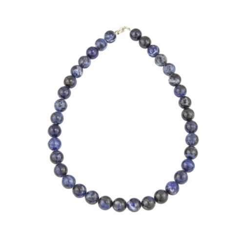 collier sodalite peirres boules 10mm