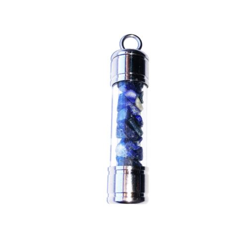 pendentif lapis lazuli tube