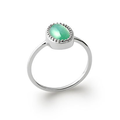 bague aventurine argent 925
