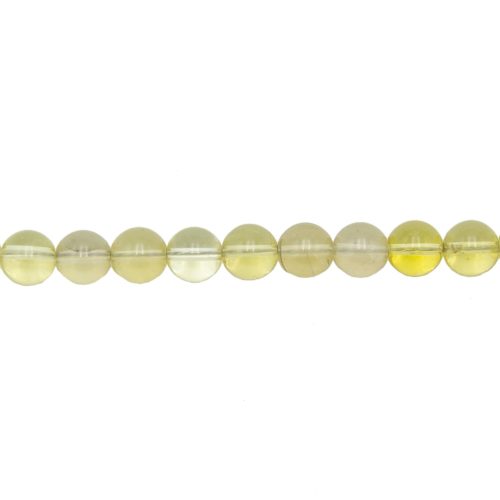 fil topaze citron pierres boules 10mm
