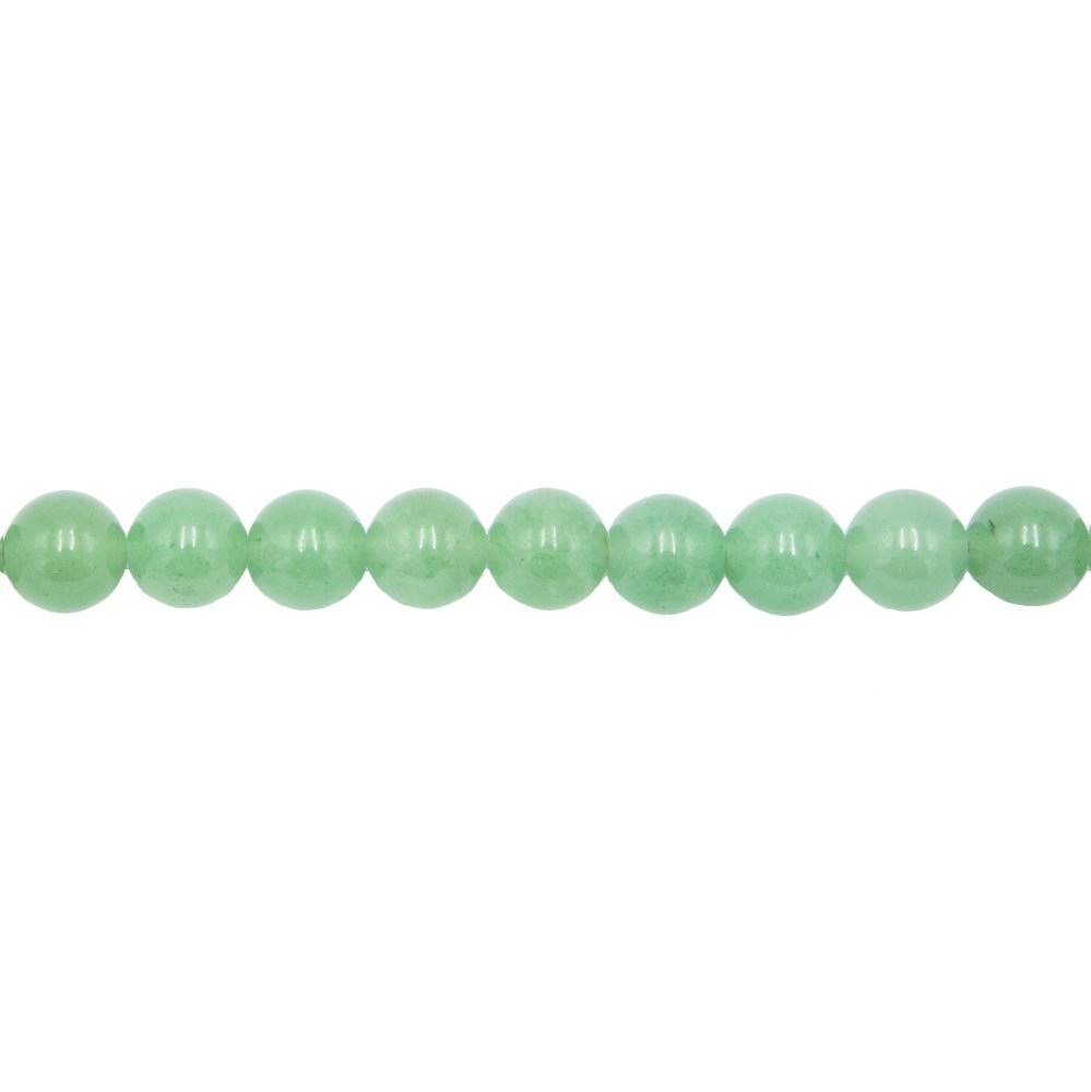 fil aventurine pierres boules 10mm