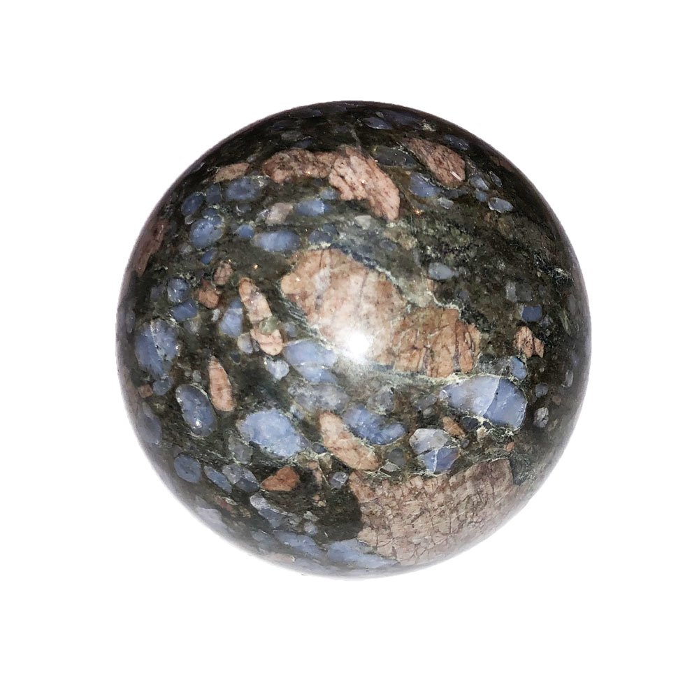 sphere opale rose et bleue