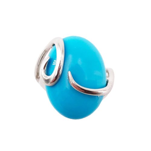 bague turquoise argent
