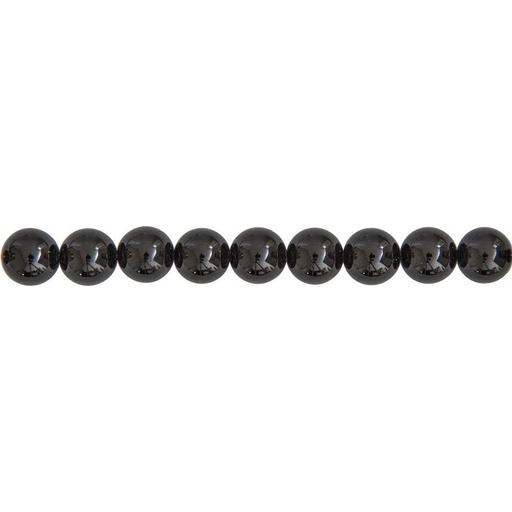 fil onyx pierres boules 10mm