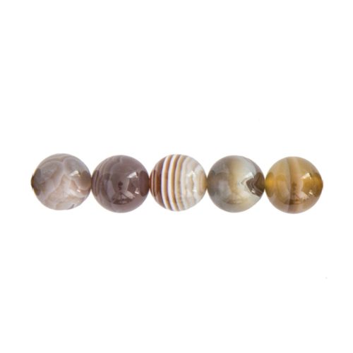 perle ronde agate botswana 8mm