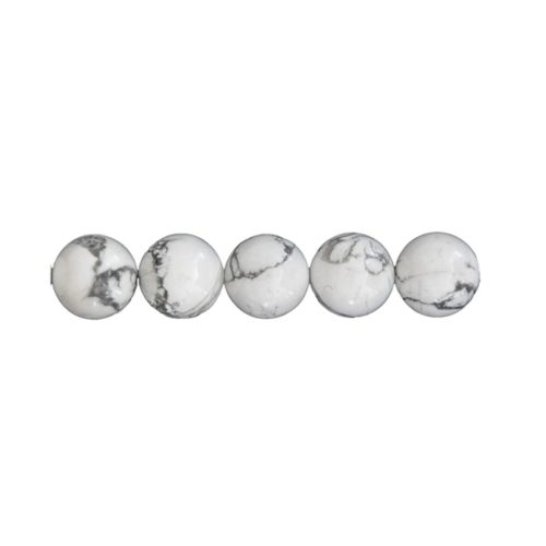 perle ronde howlite 10mm
