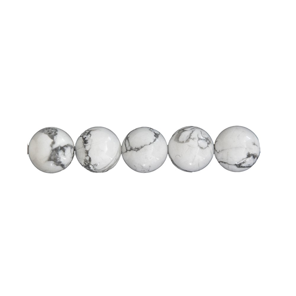 perle ronde howlite 10mm